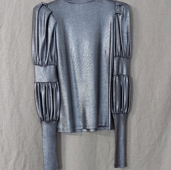 STYLE MAFIA blouse size small Long sleeves color - Picture 9 of 16